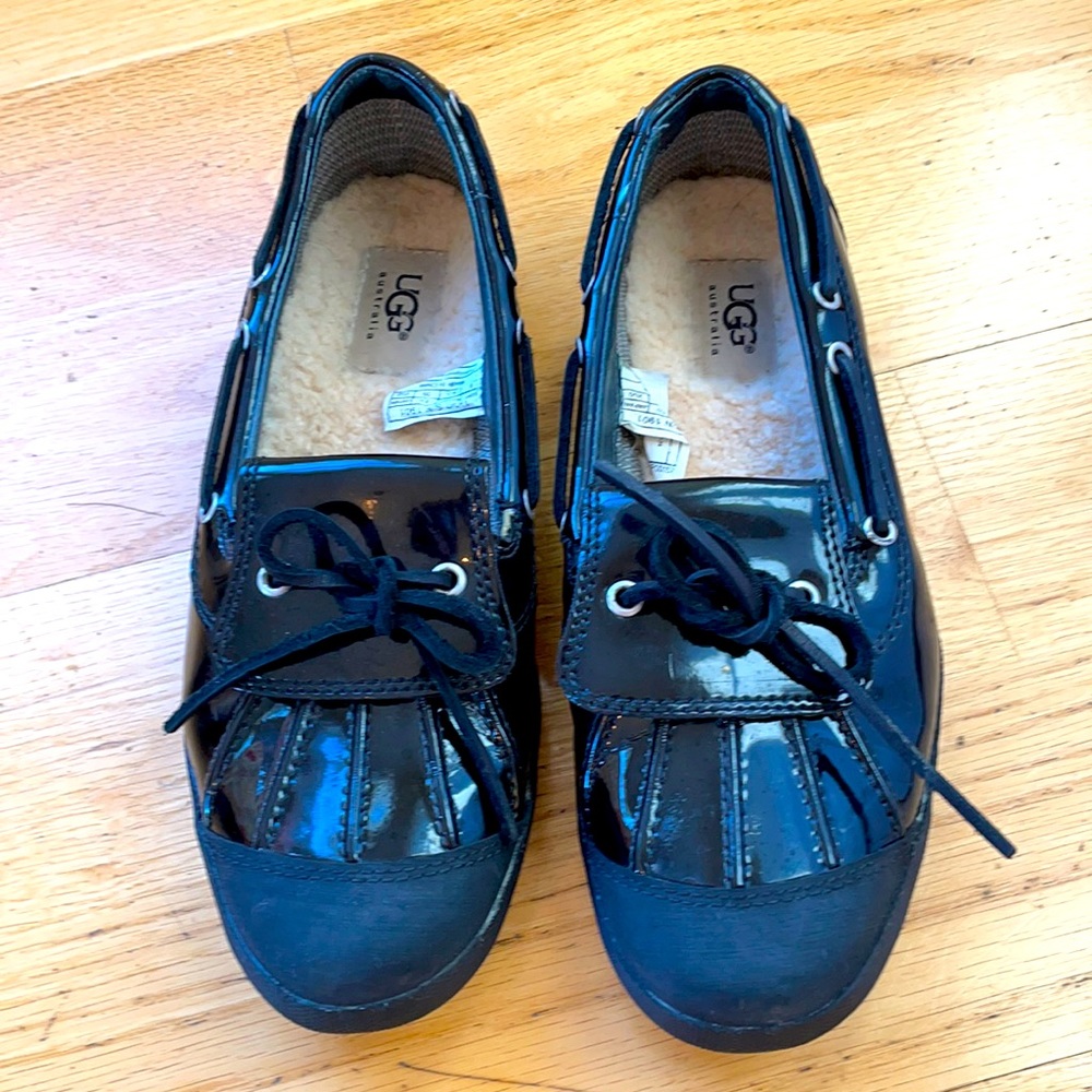 Ugg Australia rain shoes/boots, size 8, Black